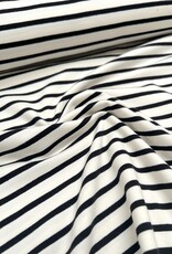 Tricot - Brede Streepjes - Zwart Tricot - Brede Streepjes - Zwart