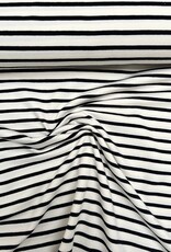 Tricot - Brede Streepjes - Zwart Tricot - Brede Streepjes - Zwart