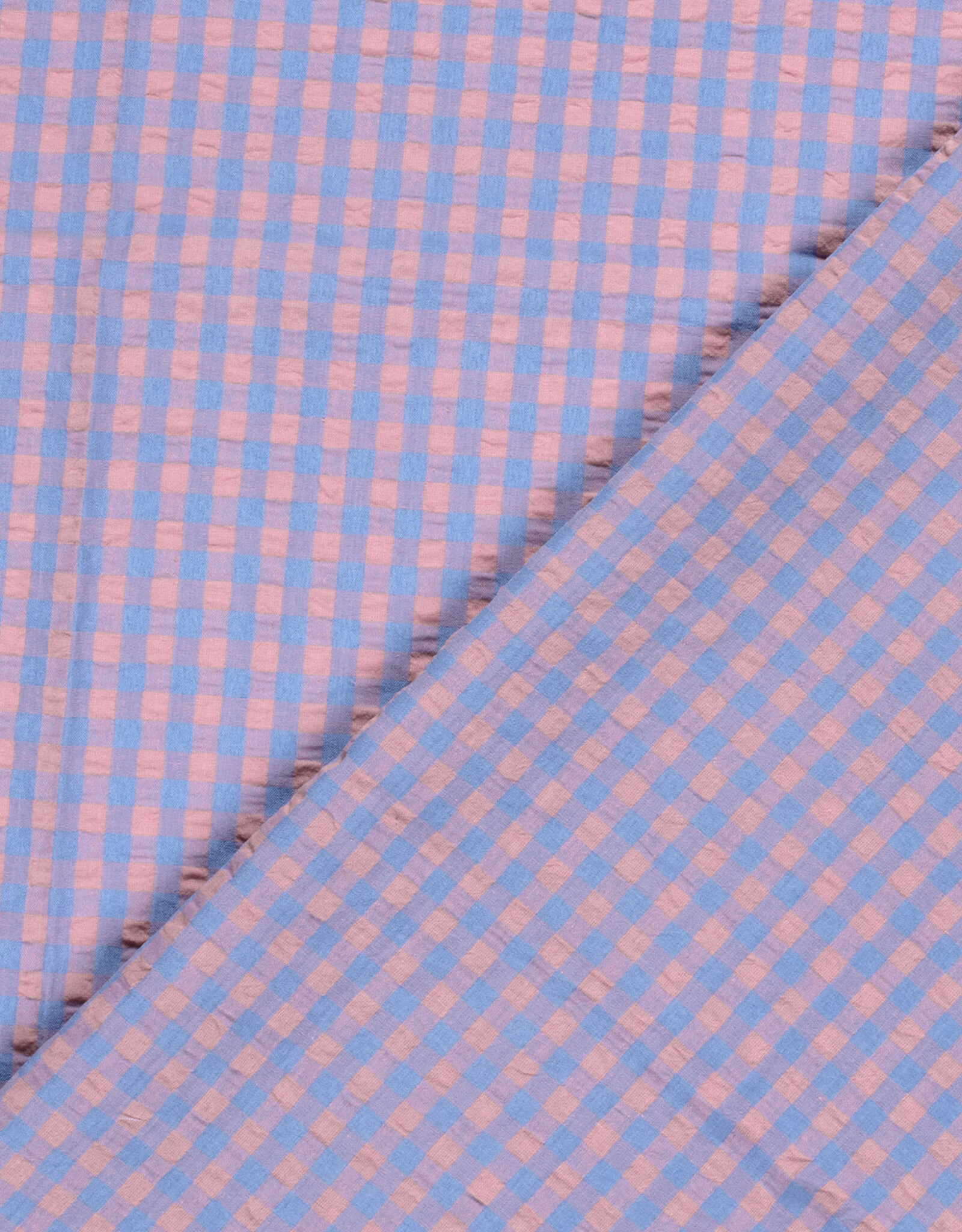 Seersucker - Vichy - Blauw - Copy