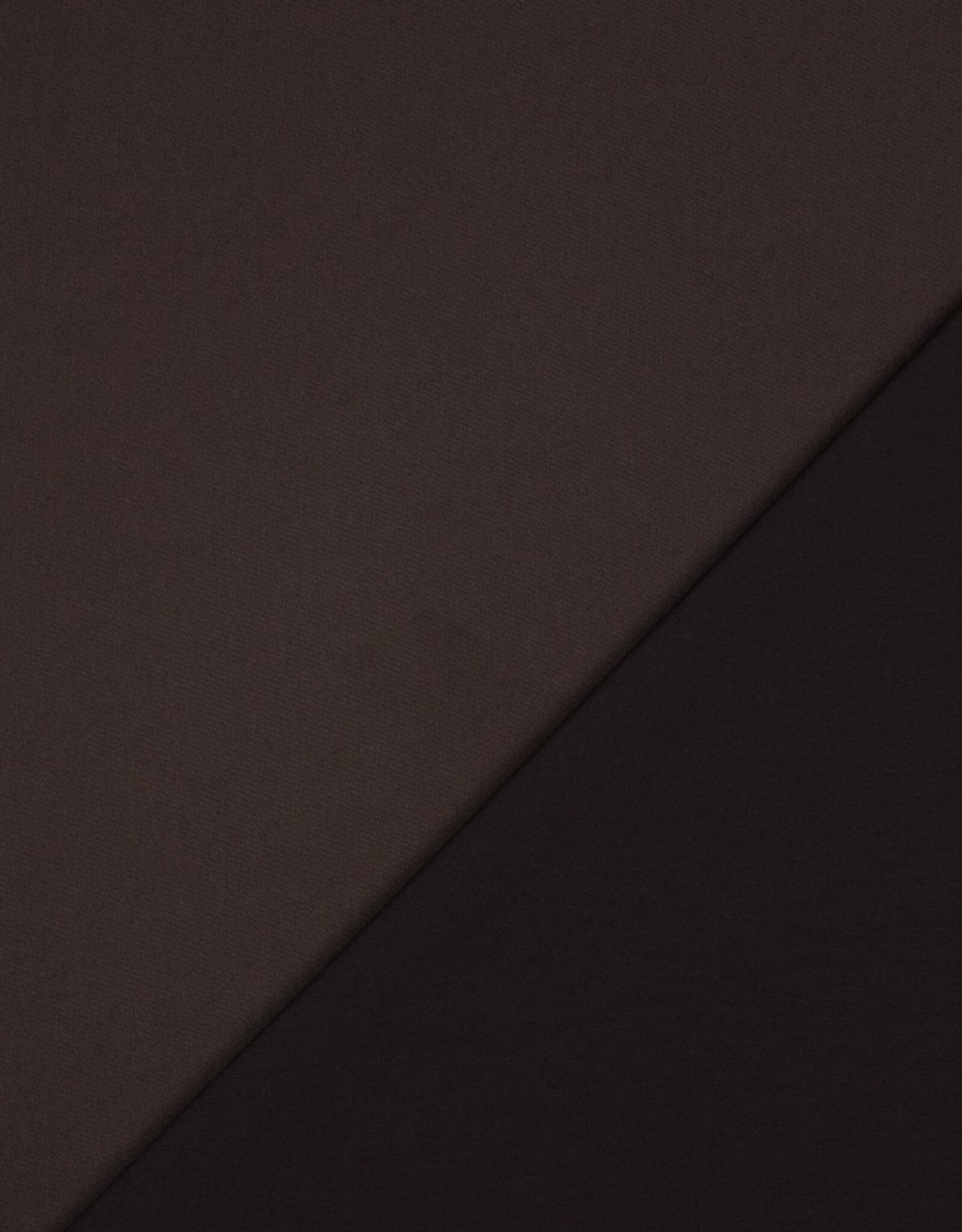 Satijn - Effen - Chocolade