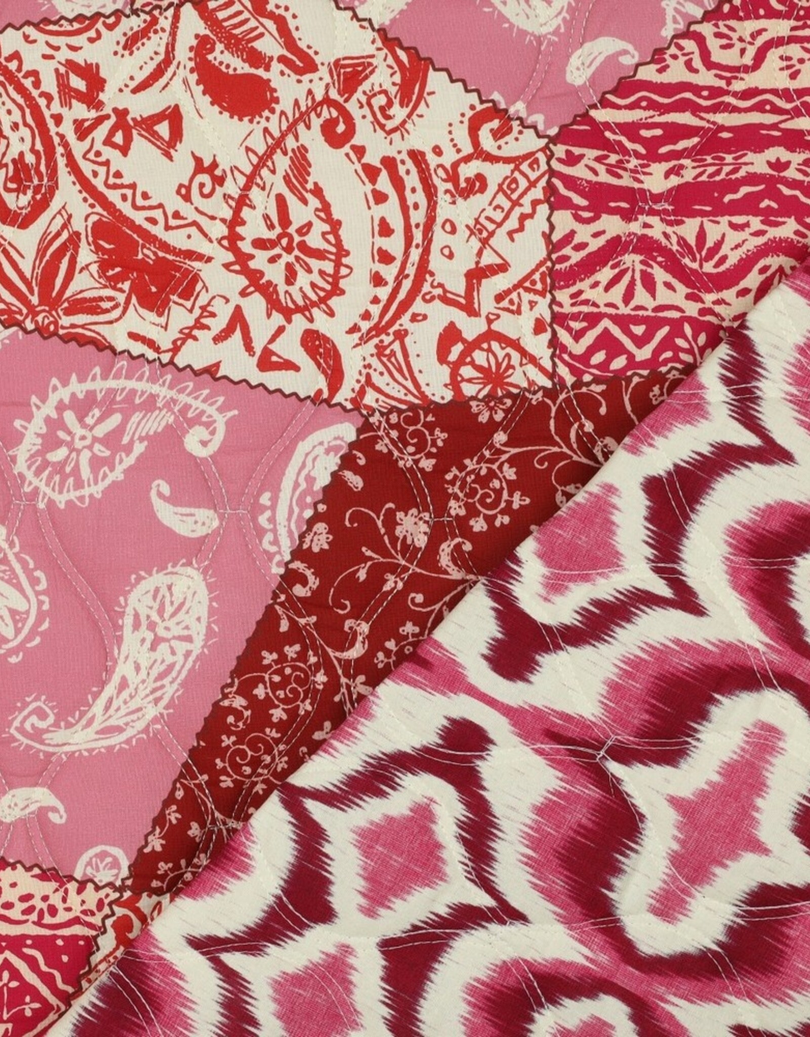 Stepper katoen - Double Bordeaux