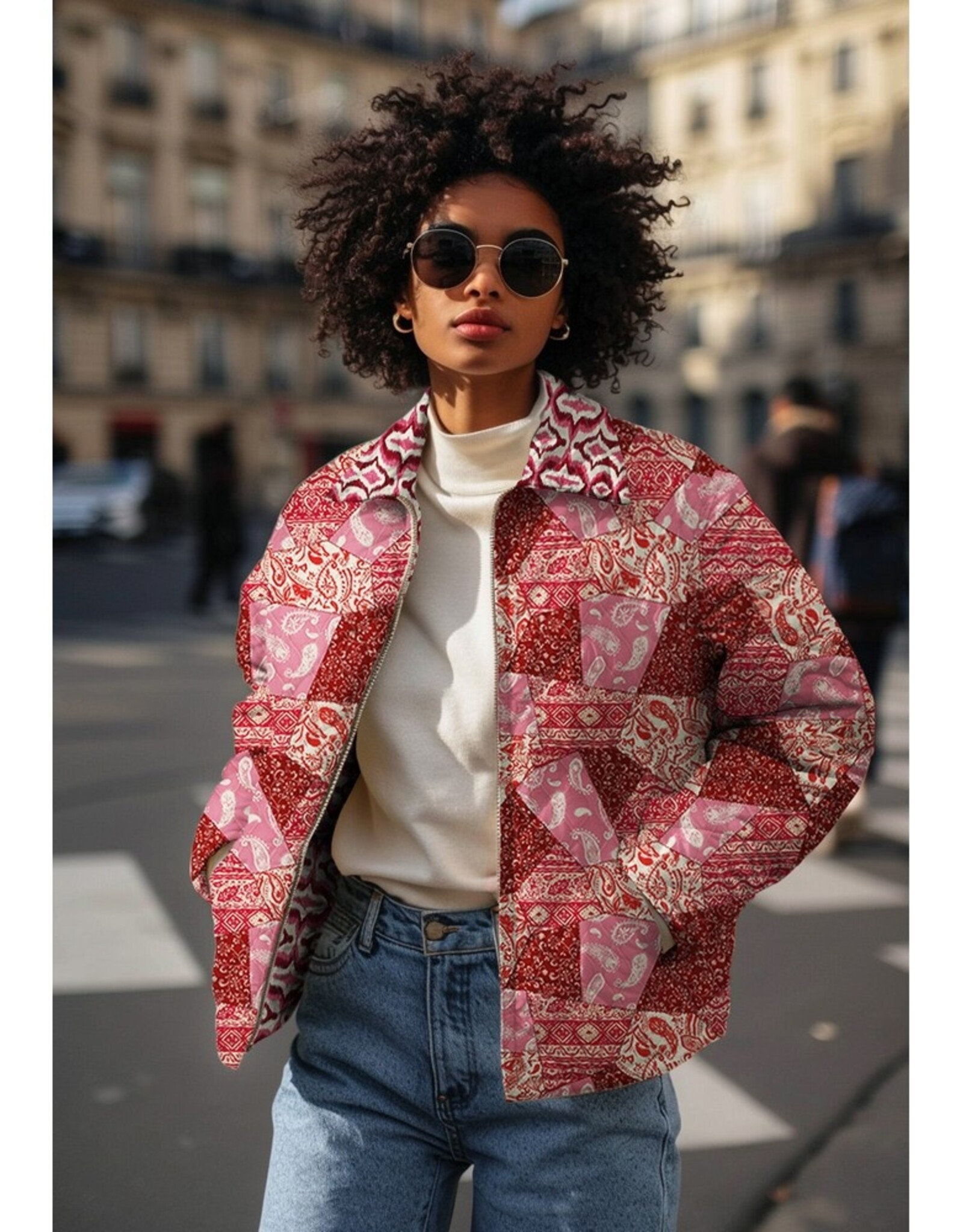 Stepper katoen - Double Bordeaux