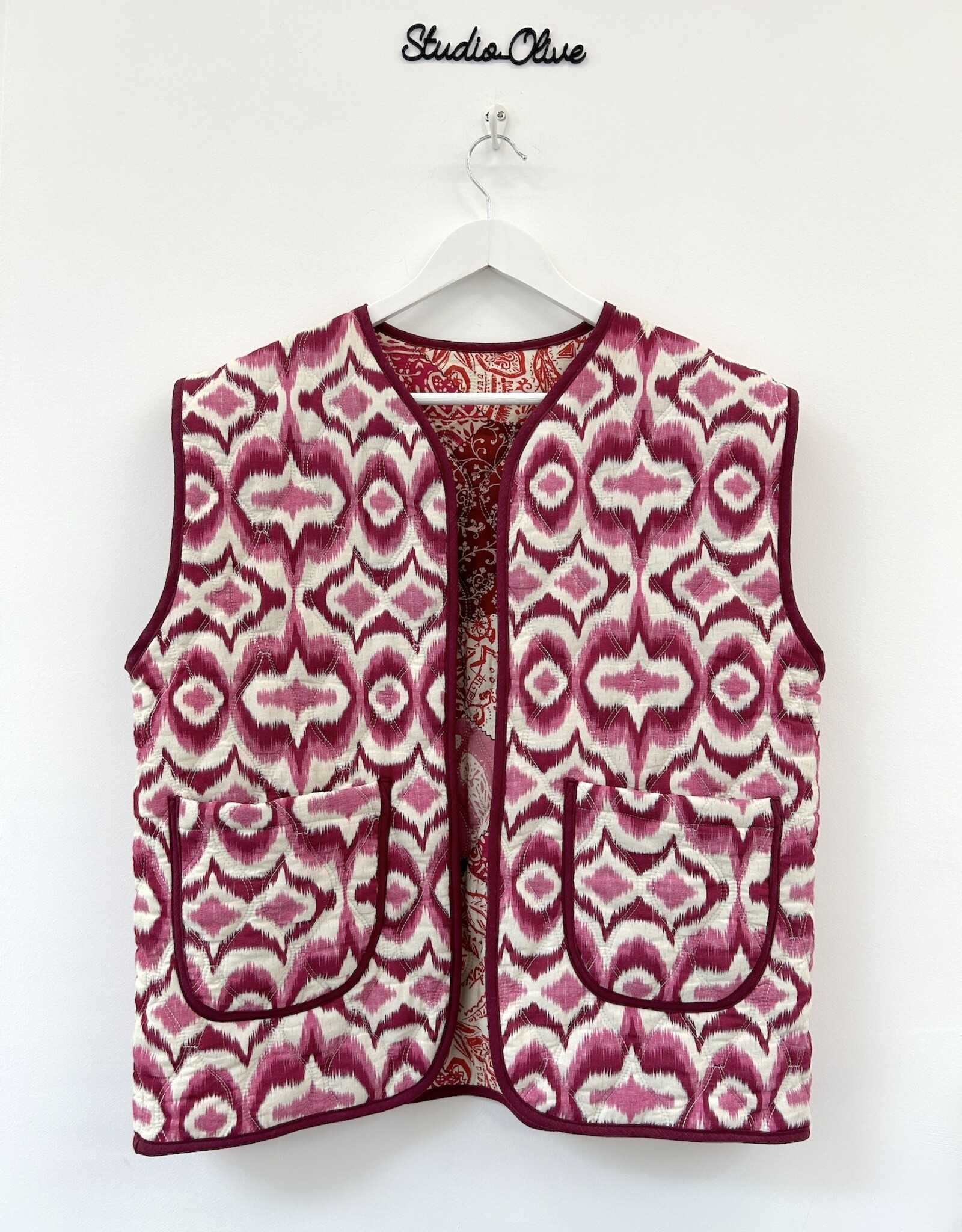 Stepper katoen - Double Bordeaux