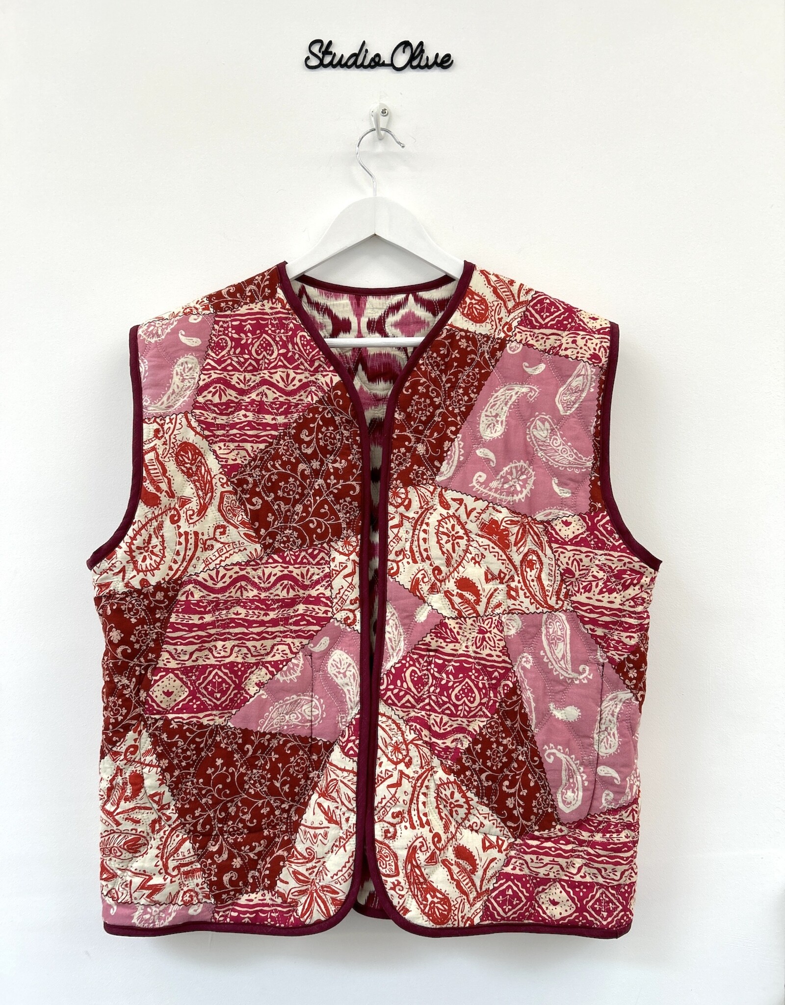 Stepper katoen - Double Bordeaux