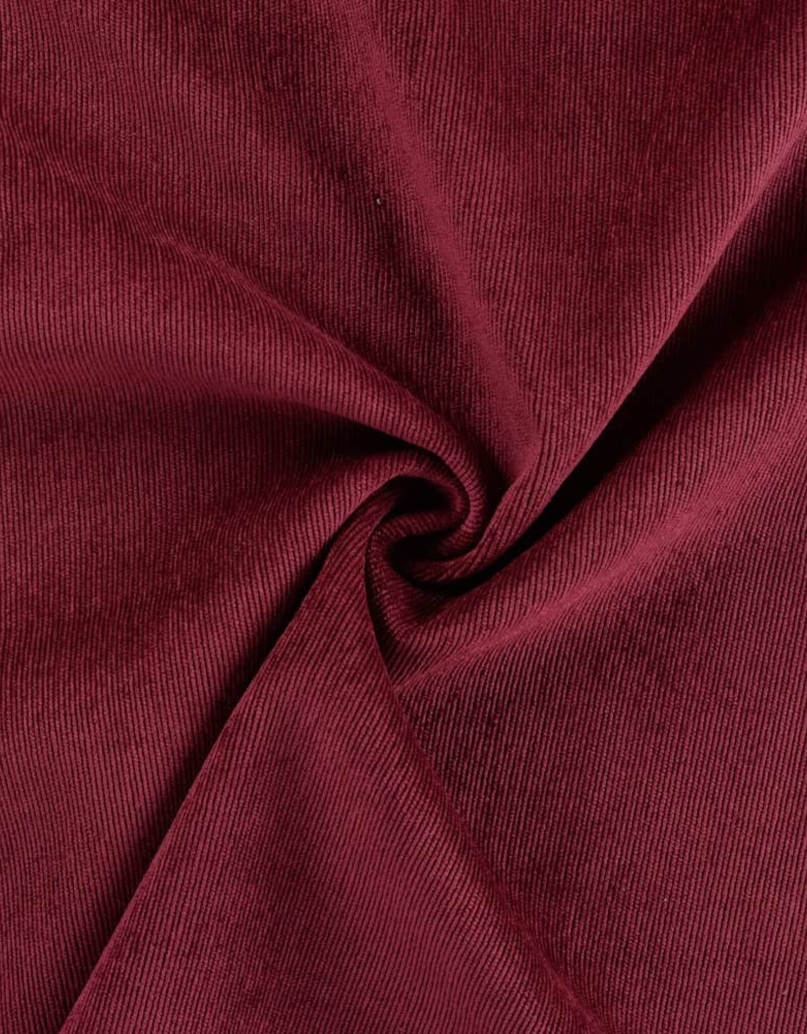 Soepele ribfluweel - Bordeaux