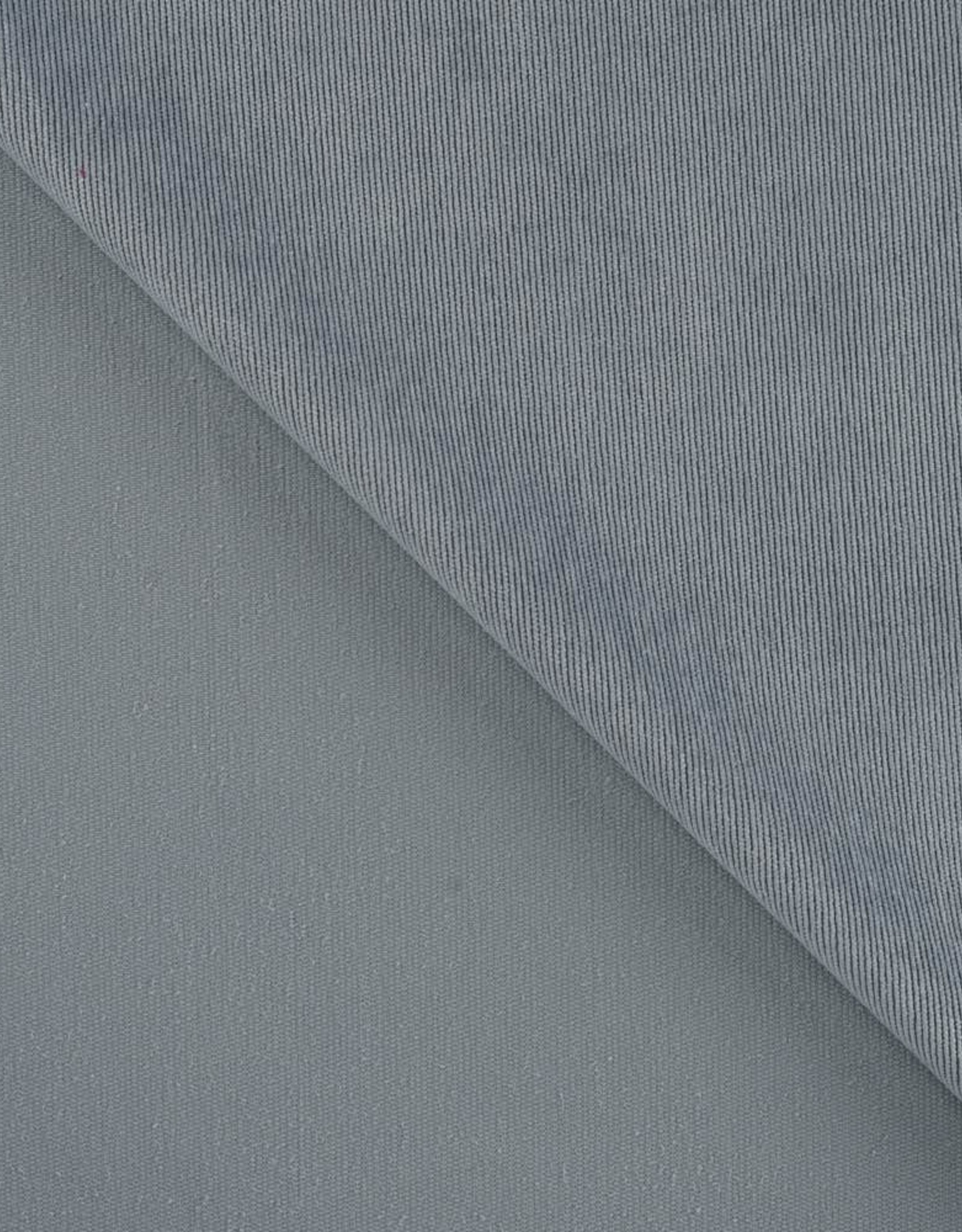 Soepele ribfluweel - Grijsblauw