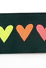 Naailabels - Hearts Neon