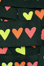 Naailabels - Hearts Neon