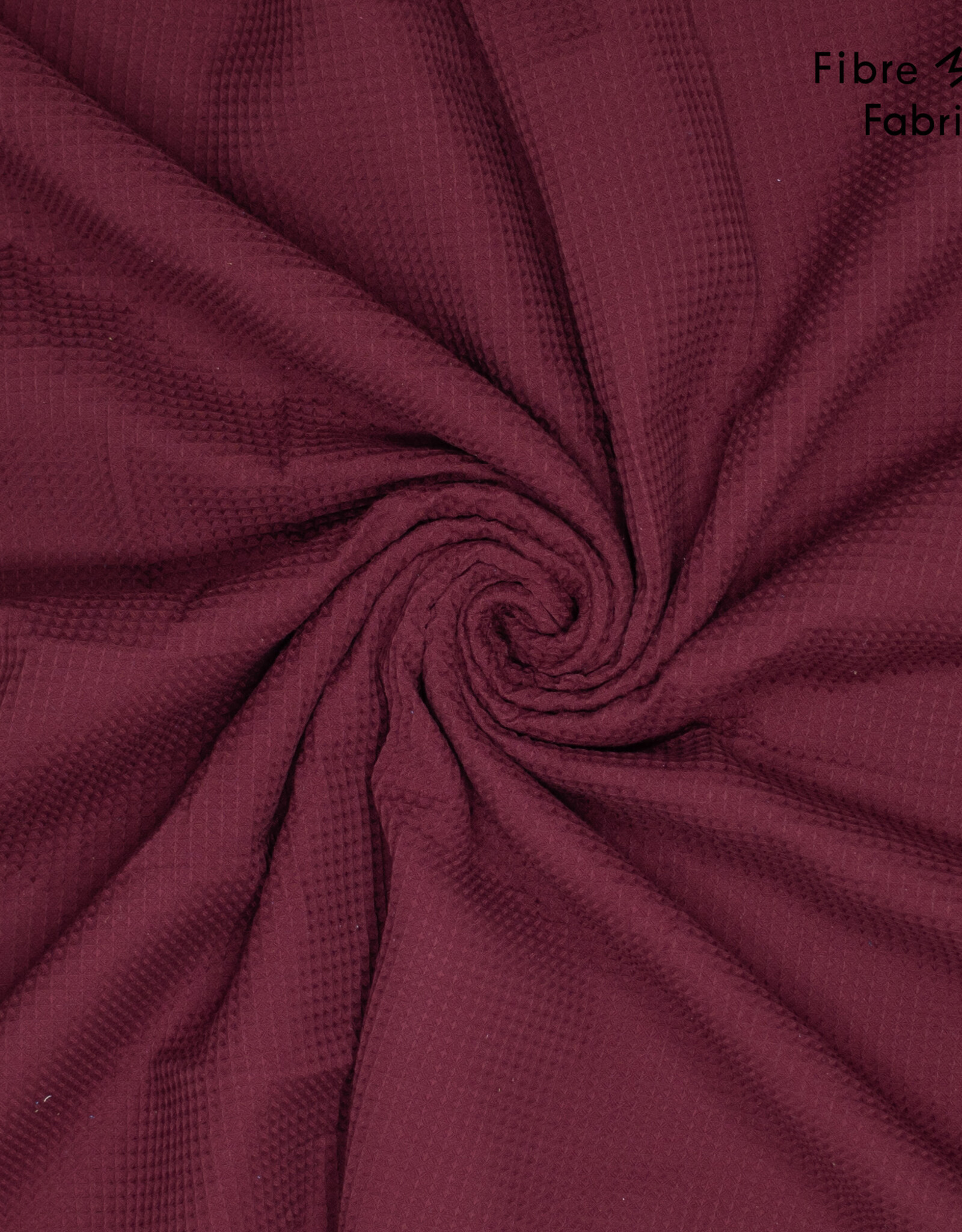 Fibre Mood Wafel Katoen - Bordeaux - Elif