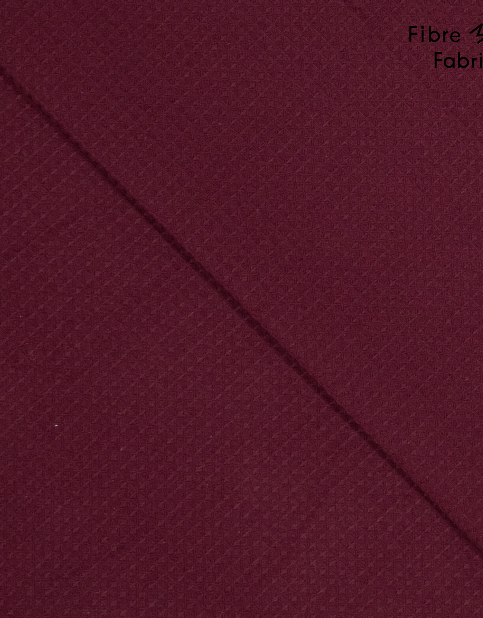 Fibre Mood Wafel Katoen - Bordeaux - Elif