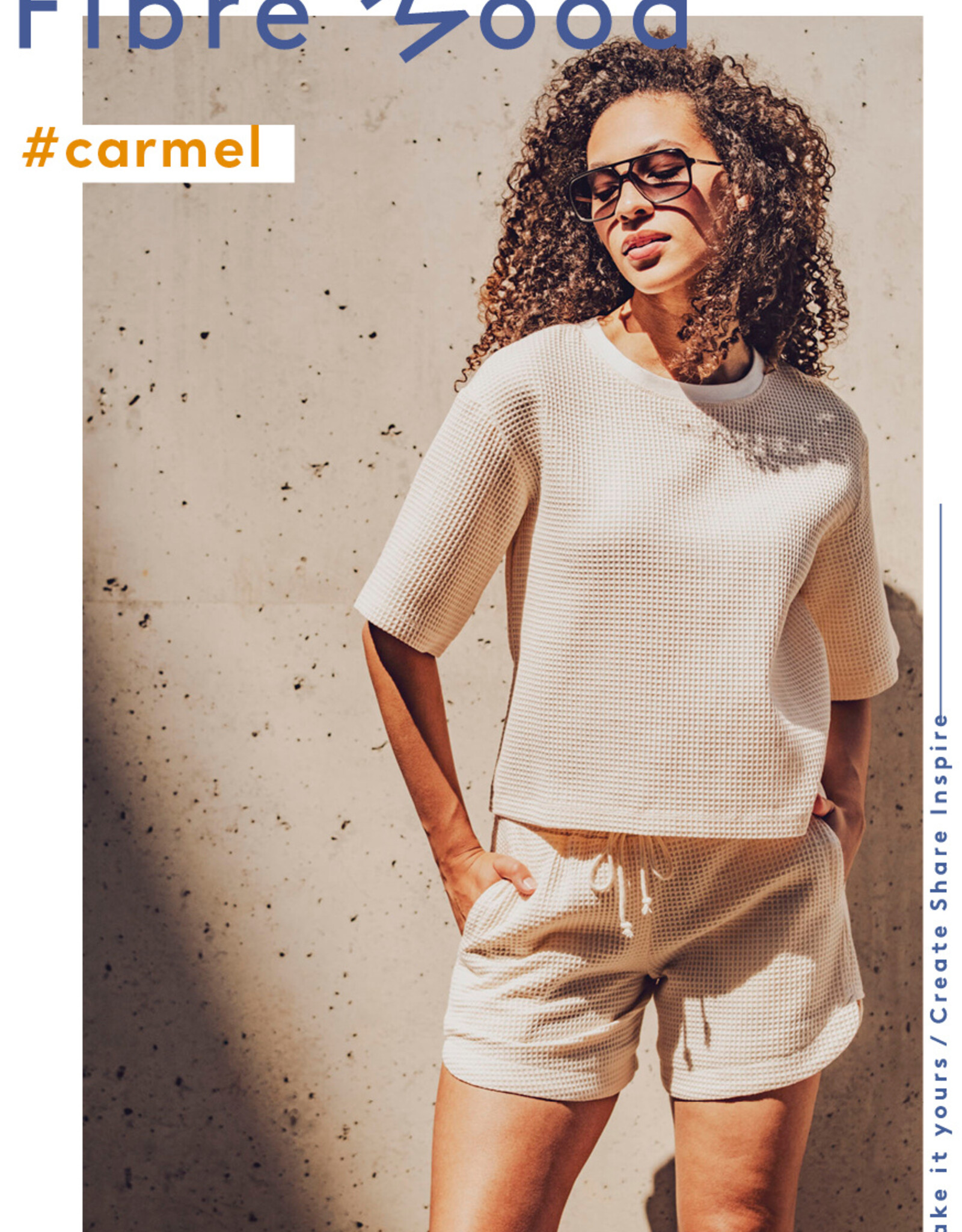 Fibre Mood Wafel Katoen - Crème - Elif & Carmel