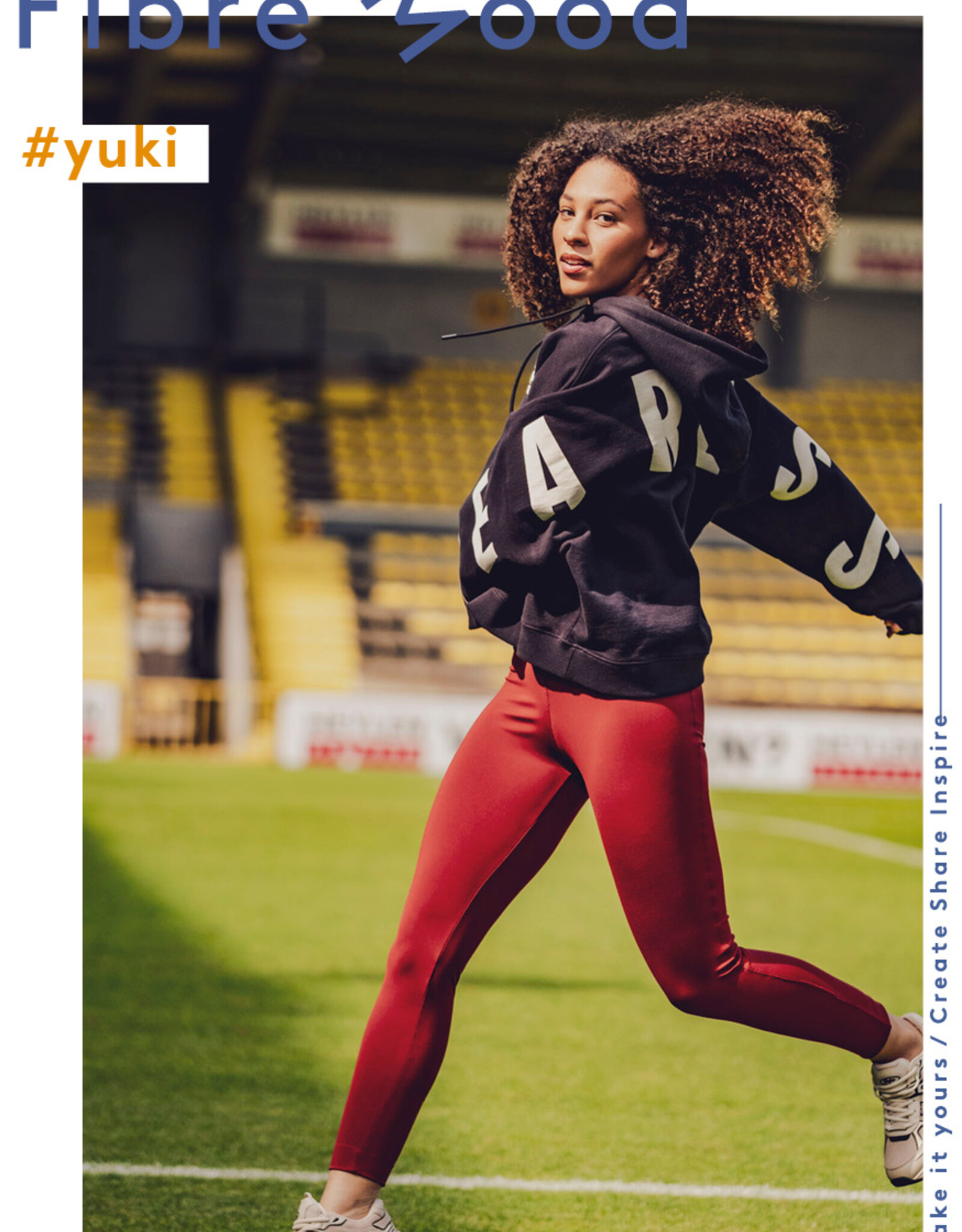 Fibre Mood Yoga Lycra - Bordeaux - Yuki