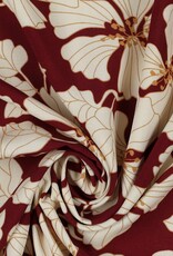 Viscose - Clematis Bordeaux