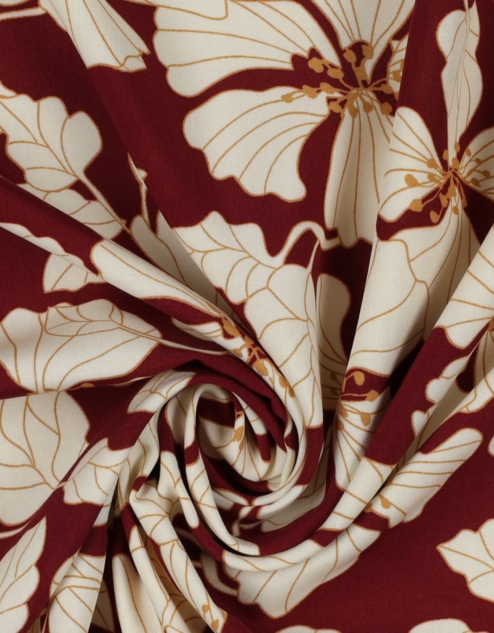 Viscose - Clematis Bordeaux