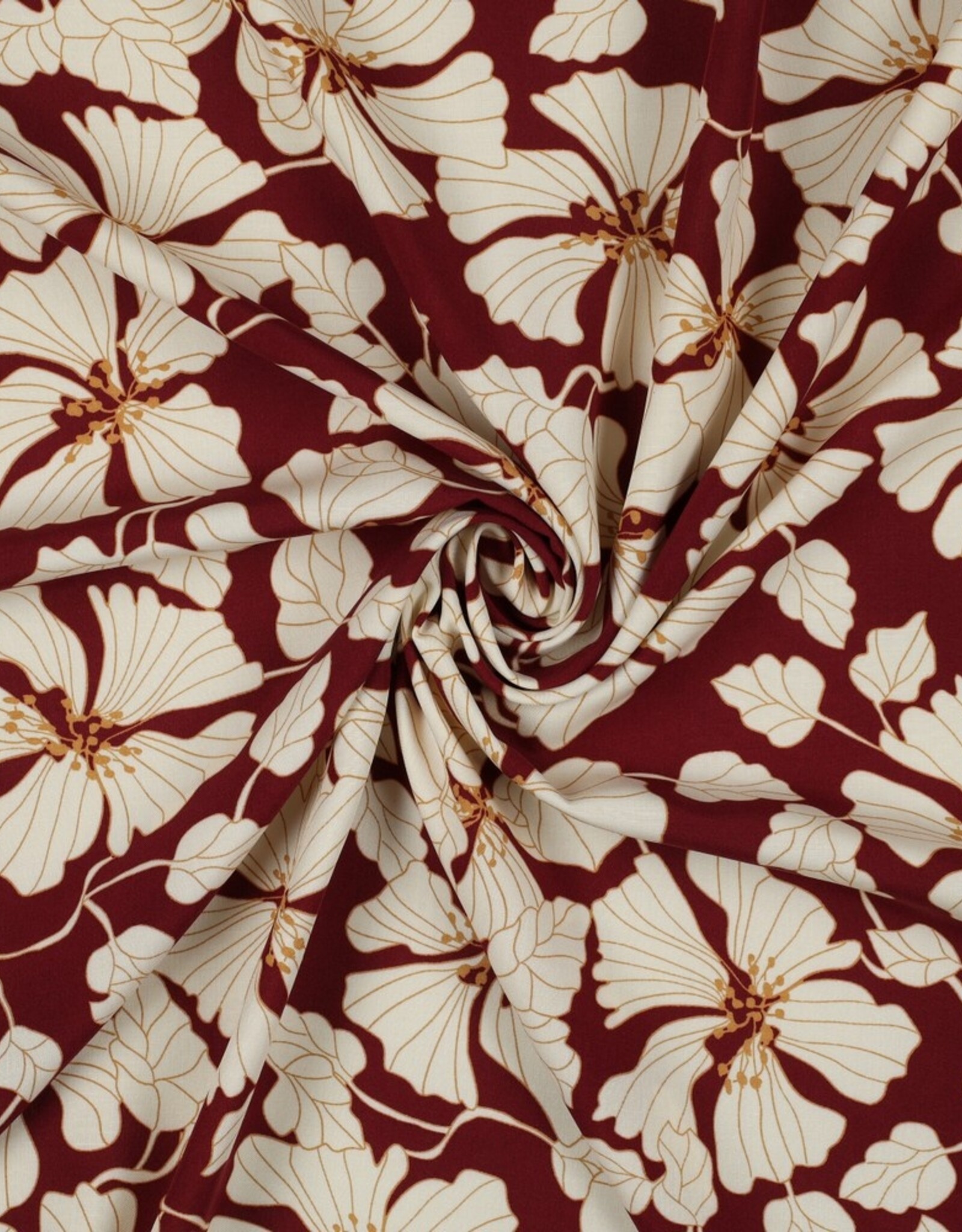 Viscose - Clematis Bordeaux