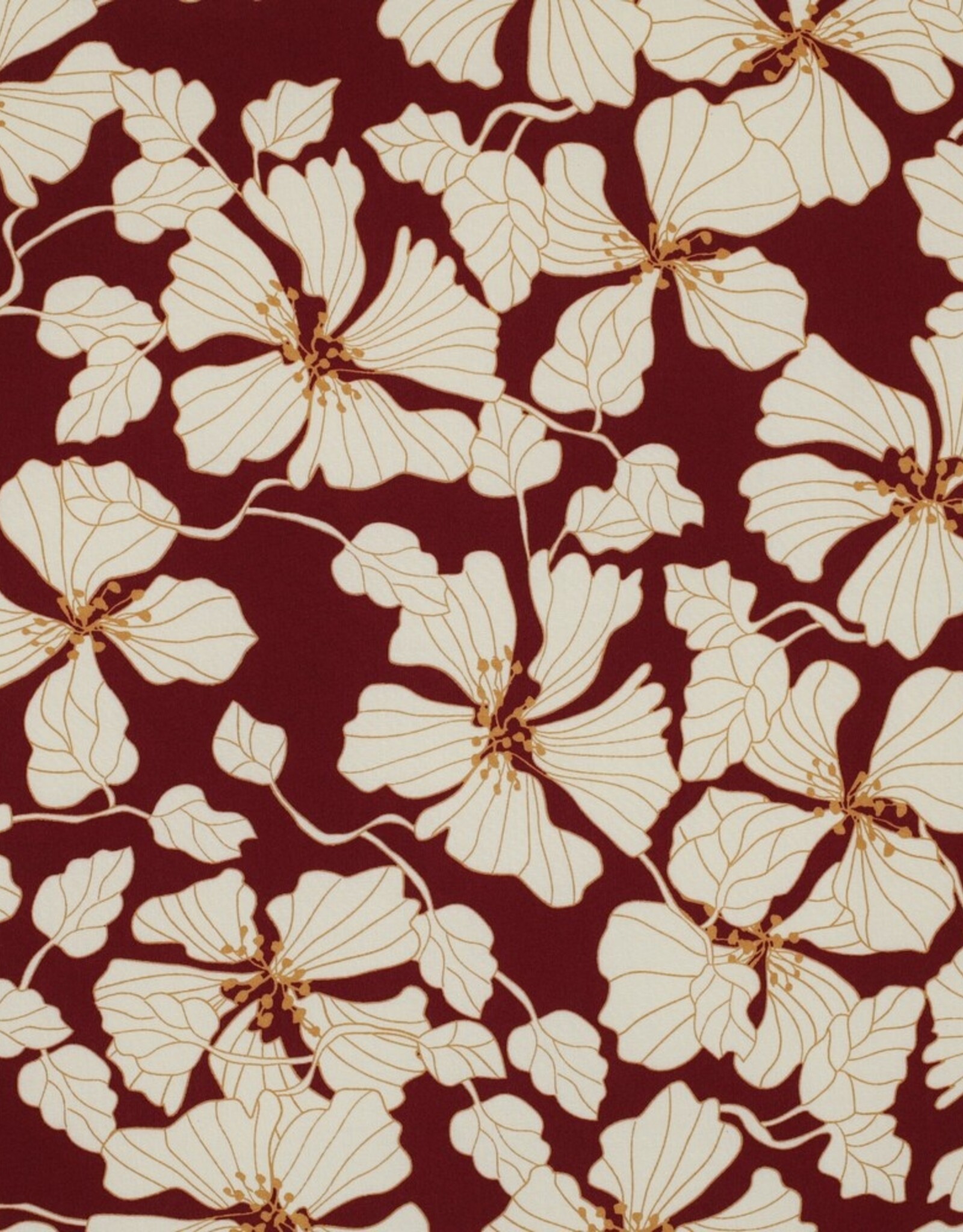 Viscose - Clematis Bordeaux