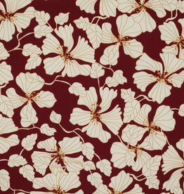 Viscose - Clematis Bordeaux