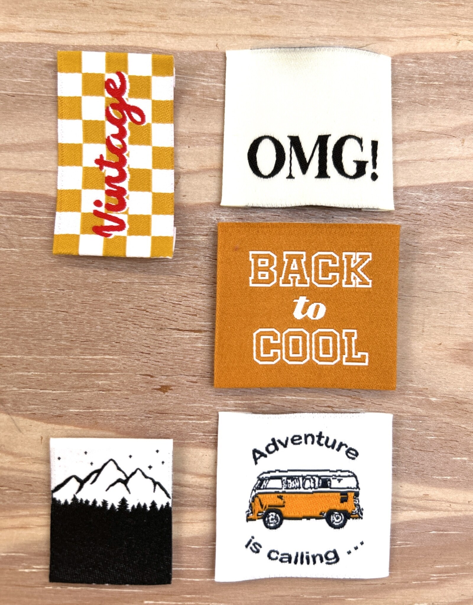 Naailabels - Mix Adventure