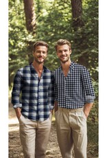 Flanel Katoen - Checks Navy