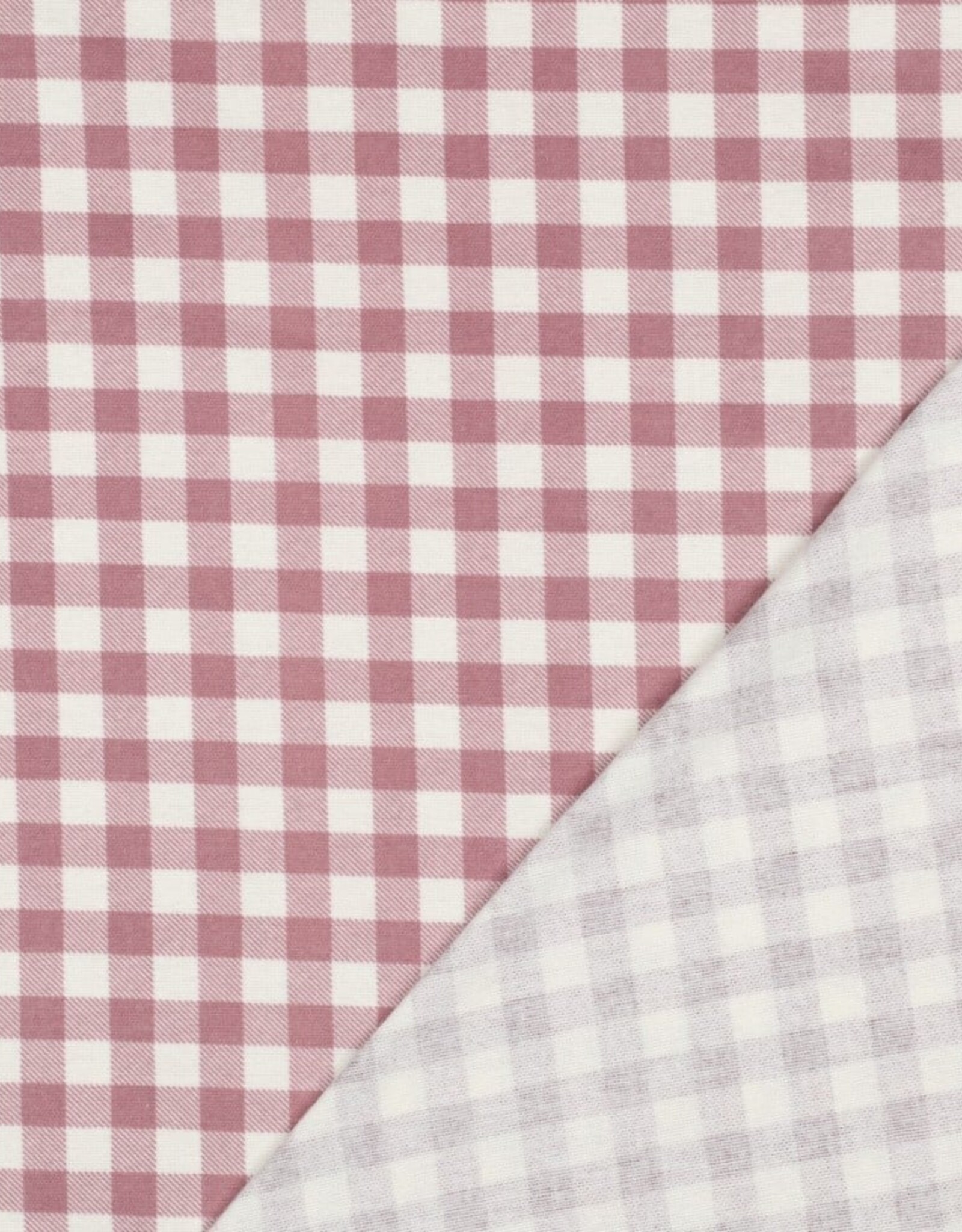 Flanel Katoen - Vichy - Mauve