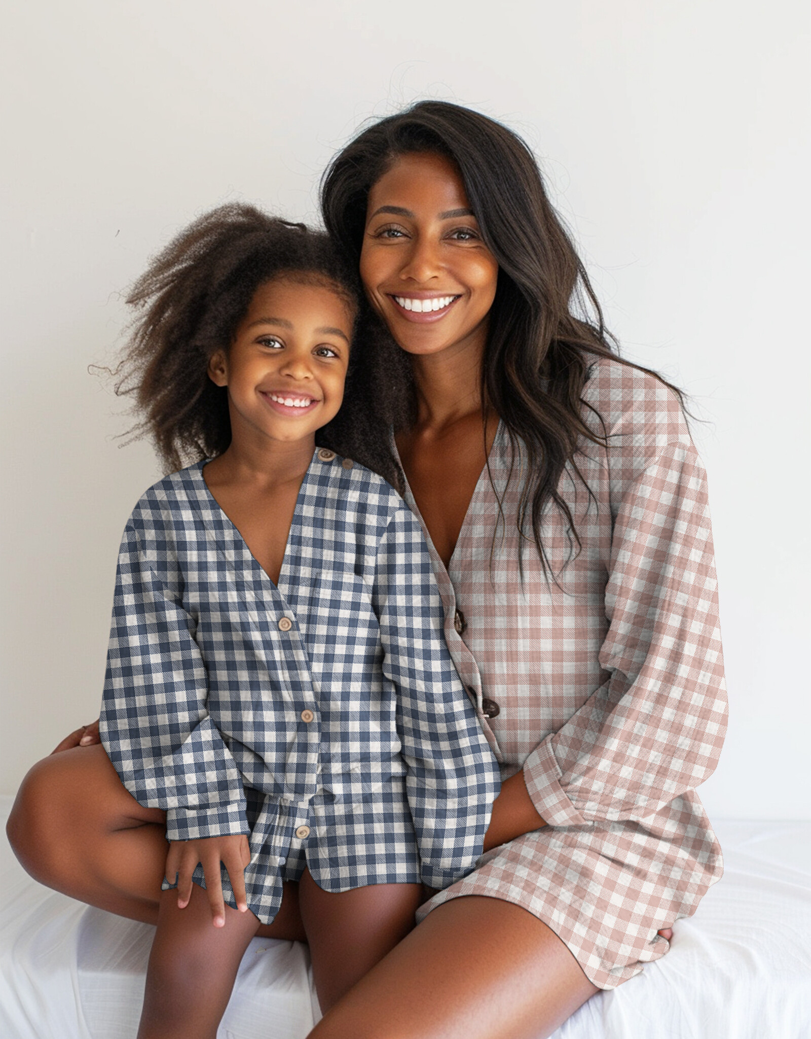 Flanel Katoen - Vichy - Blue