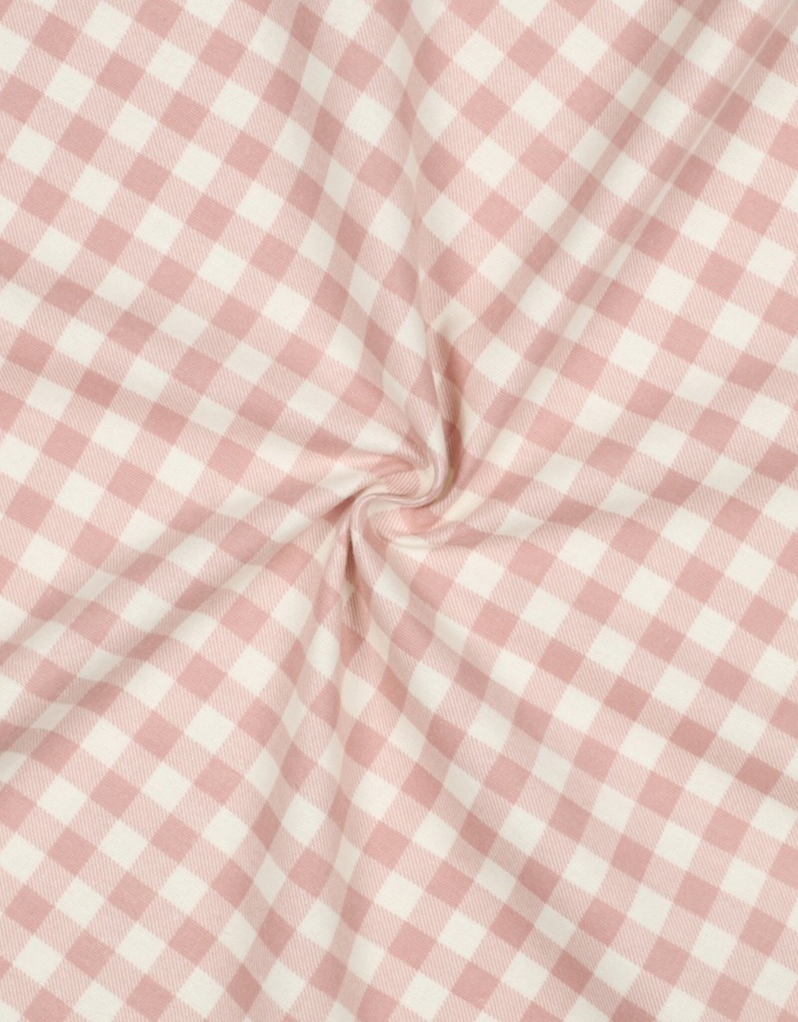Flanel Katoen - Vichy - Light pink