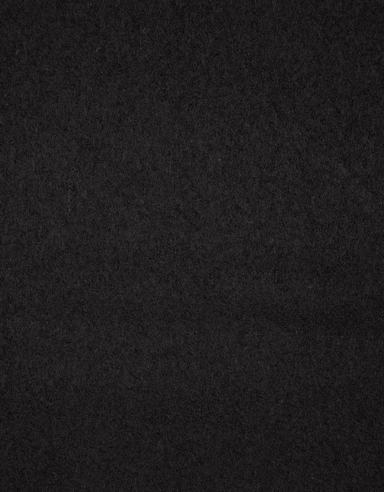 Mantelstof Wol - Zwart