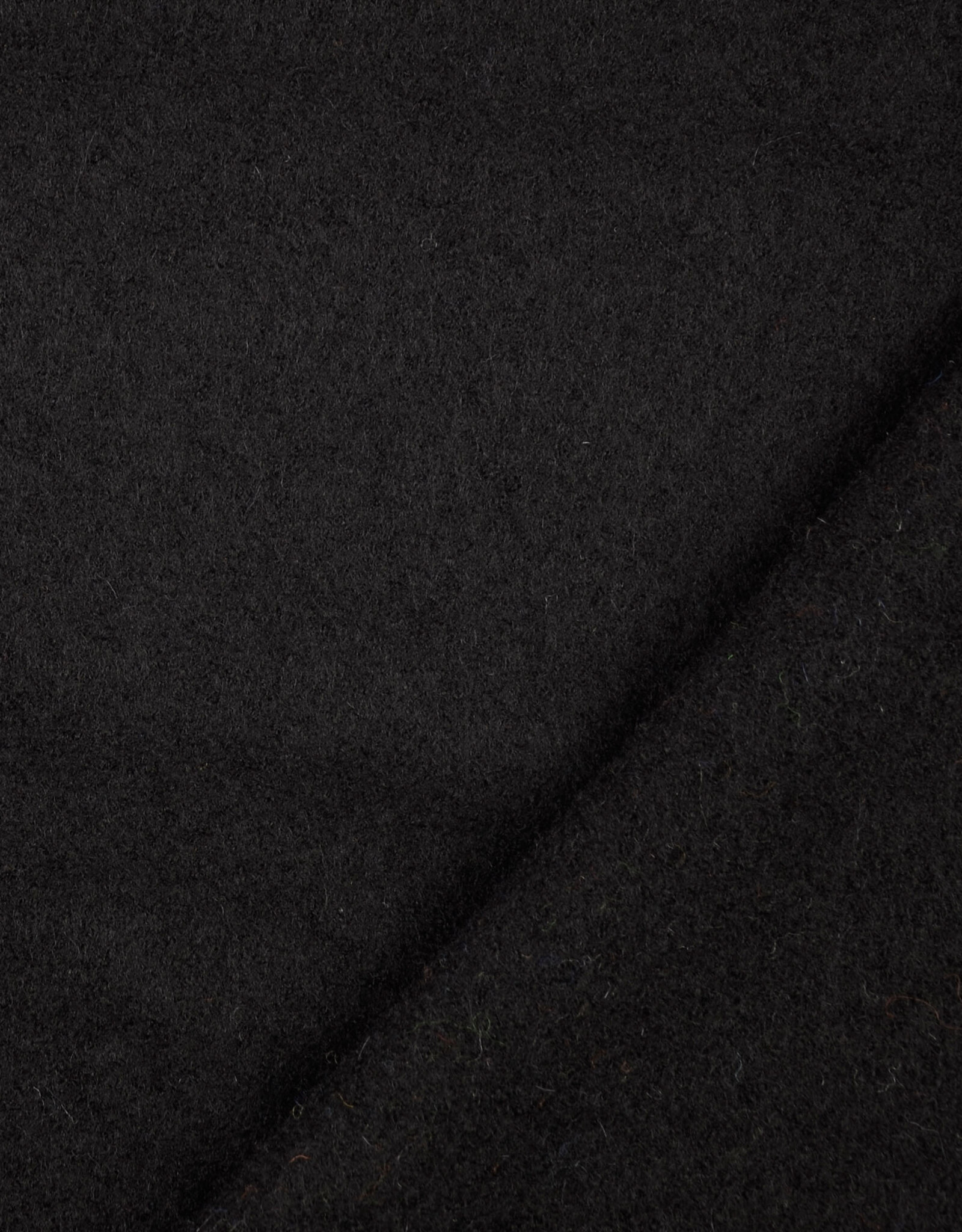 Mantelstof Wol - Zwart