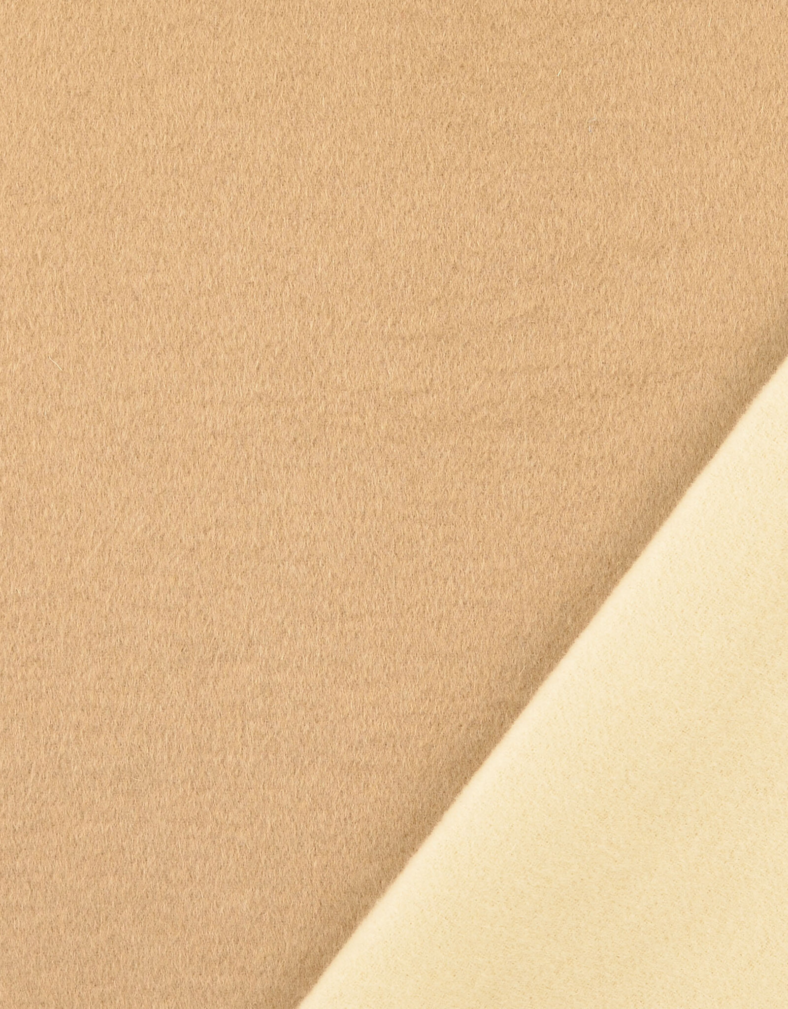 Dubelzijdige Mantelstof - Beige