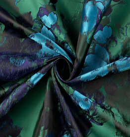 Jacquard Double - Flowers & Stripes