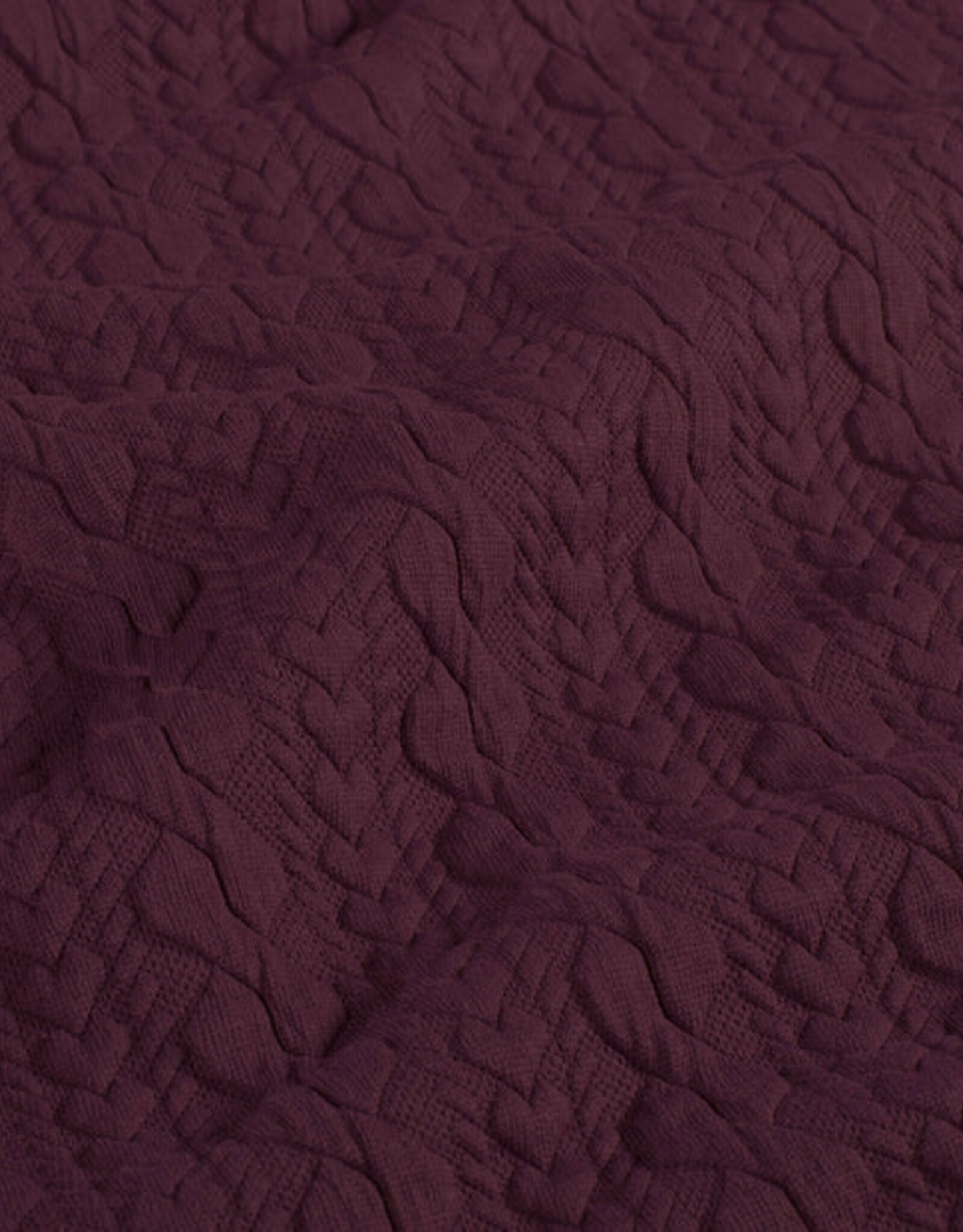 Kabel Knit - Aubergine