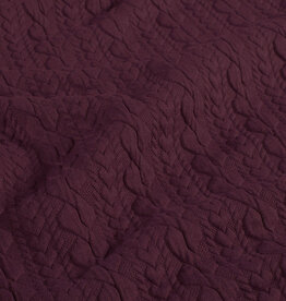 Kabel Knit - Aubergine