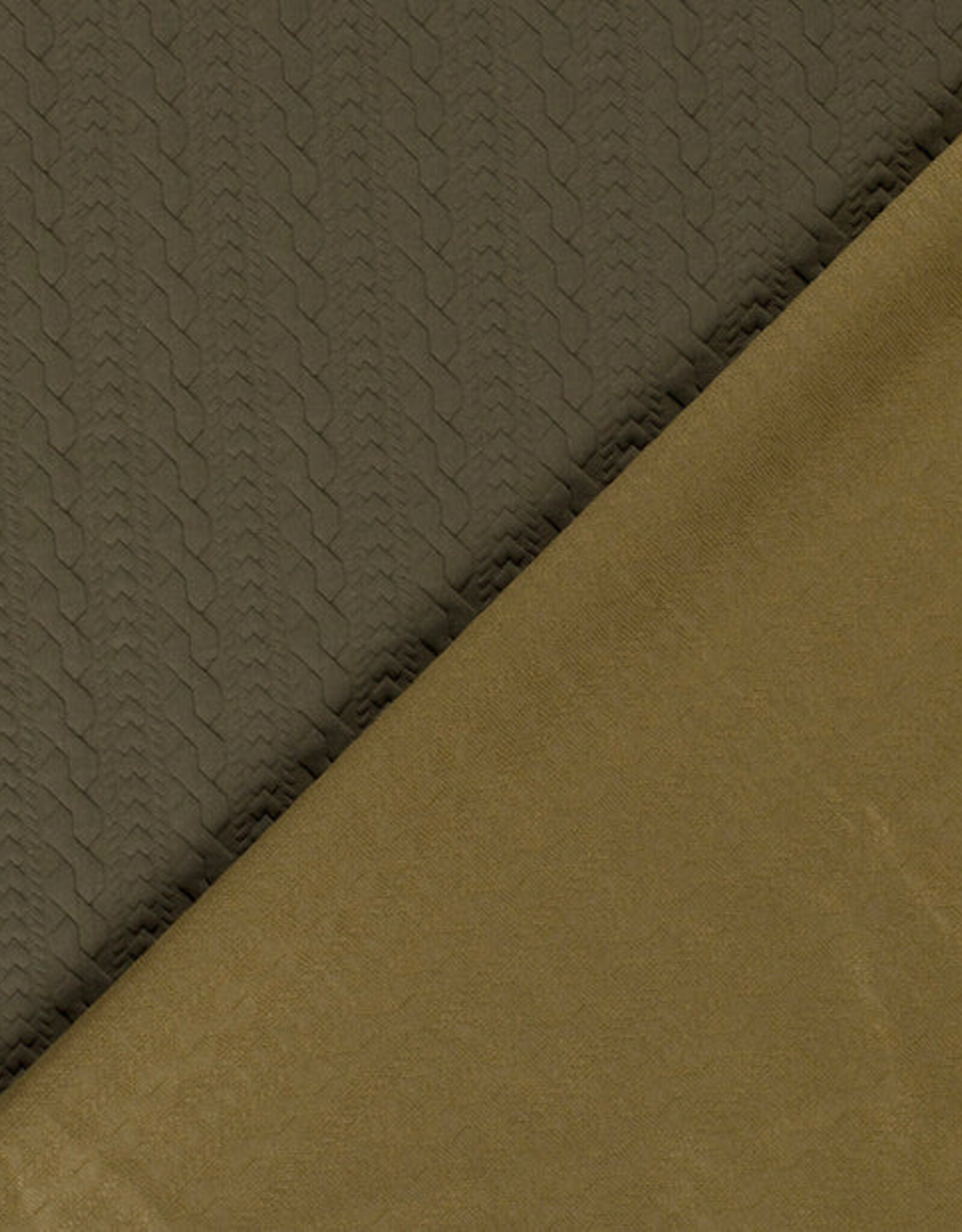 Kabel Knit - Kaki Groen