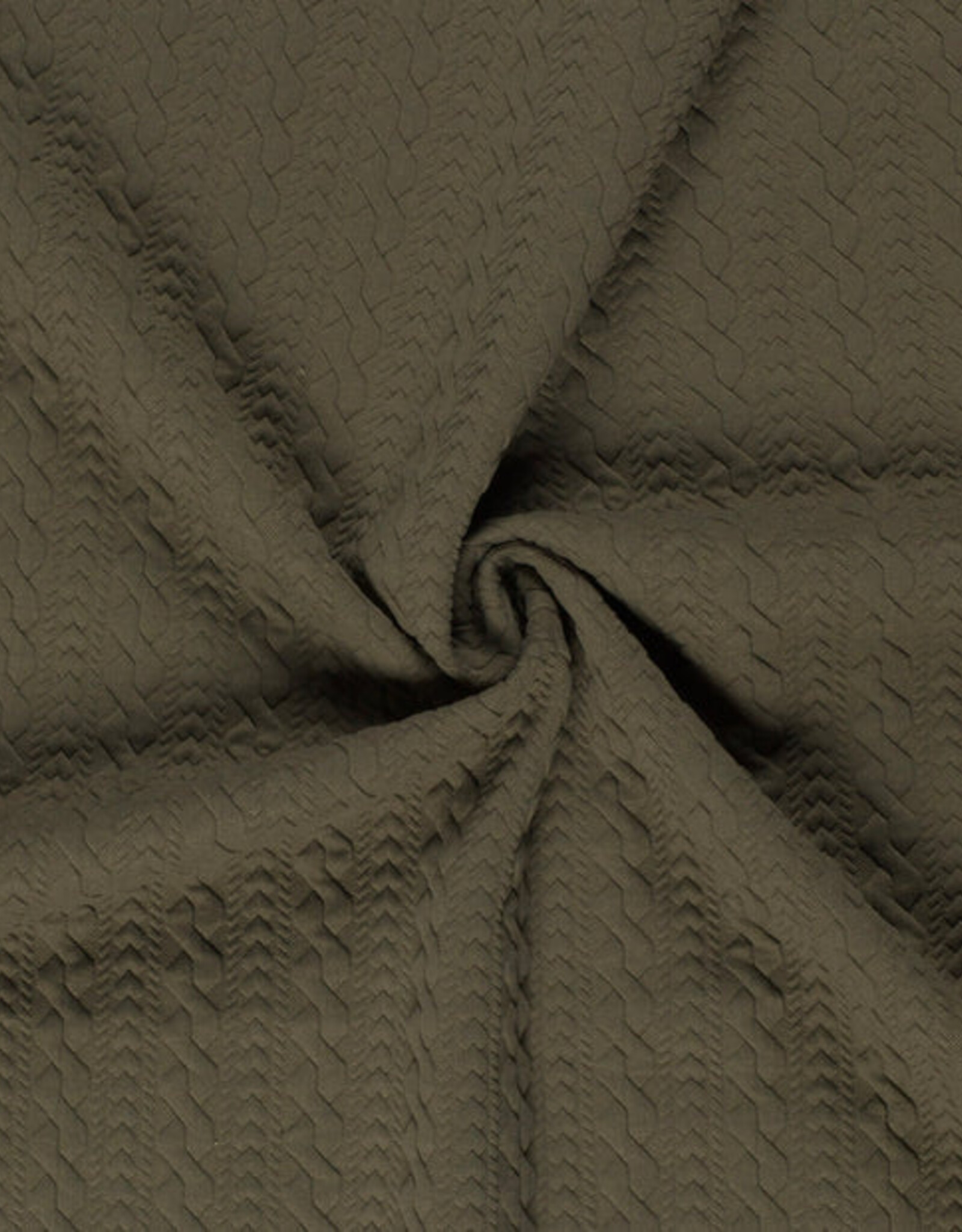 Kabel Knit - Kaki Groen