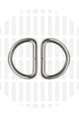 D-Ring - 20mm - Nikkel