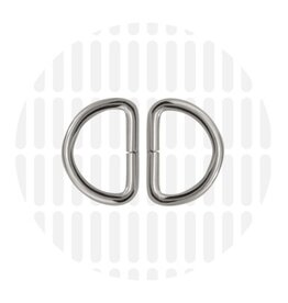 D-Ring - 20mm - Nikkel