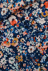 See You at Six Ecovero Viscose Rayon Satin - Flower Joy