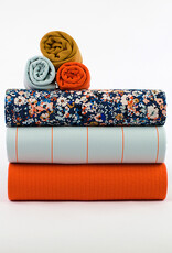 See You at Six Ecovero Viscose Rayon Satin - Flower Joy