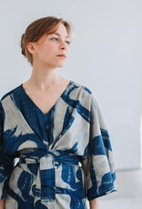 See You at Six Linen Viscose Blend - Drifting Course
