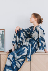 See You at Six Linen Viscose Blend - Drifting Course
