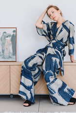 See You at Six Linen Viscose Blend - Drifting Course