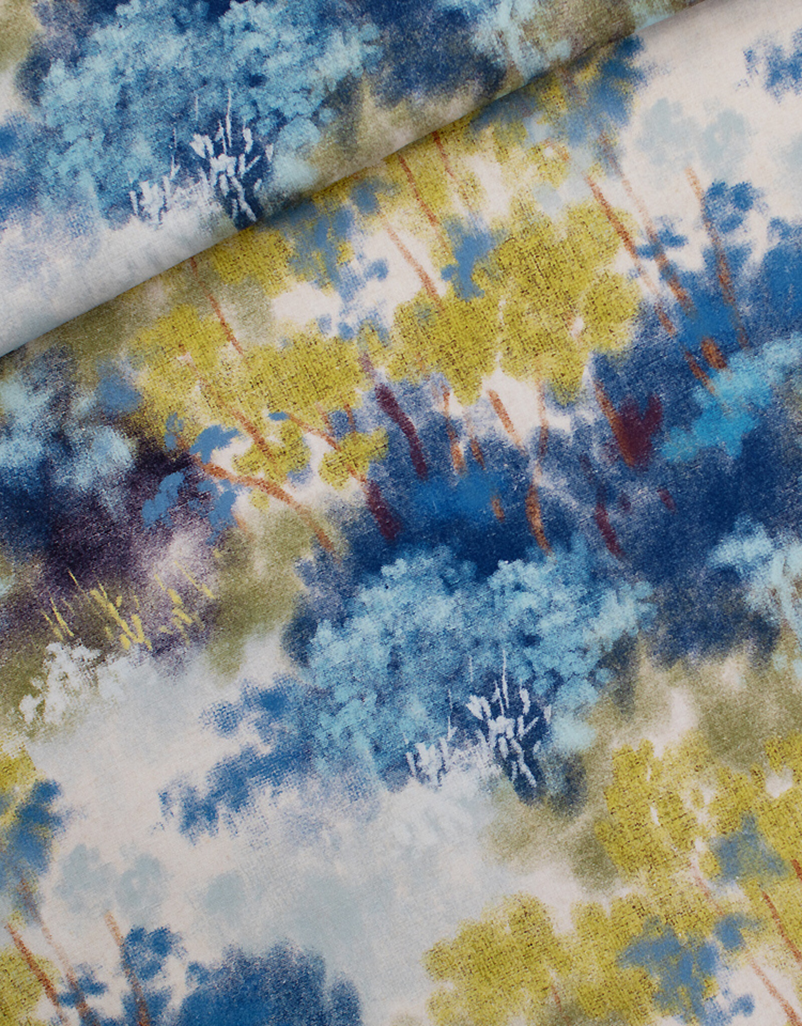 See You at Six Linen Viscose Blend - Dreamy Forest