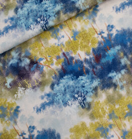 See You at Six Linen Viscose Blend - Dreamy Forest