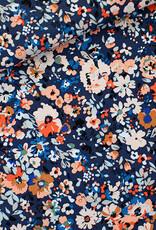 See You at Six Canvas Gabardine - Flower Joy