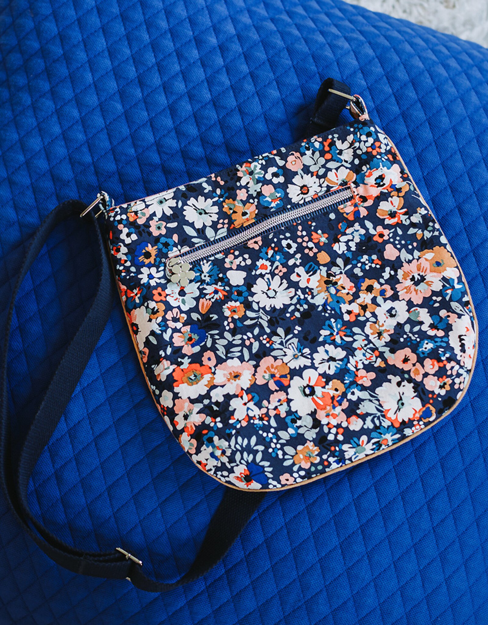 See You at Six Canvas Gabardine - Flower Joy