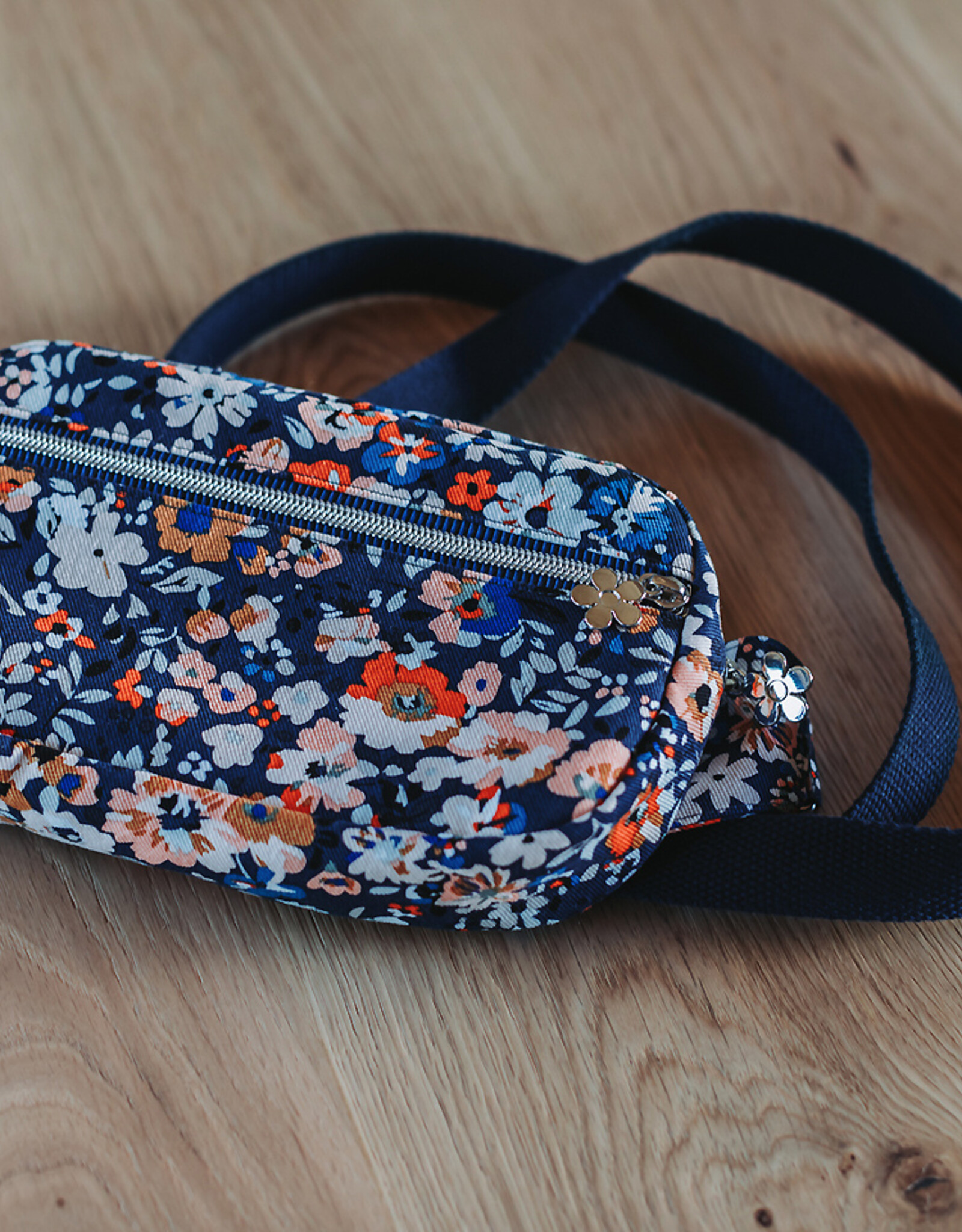 See You at Six Canvas Gabardine - Flower Joy