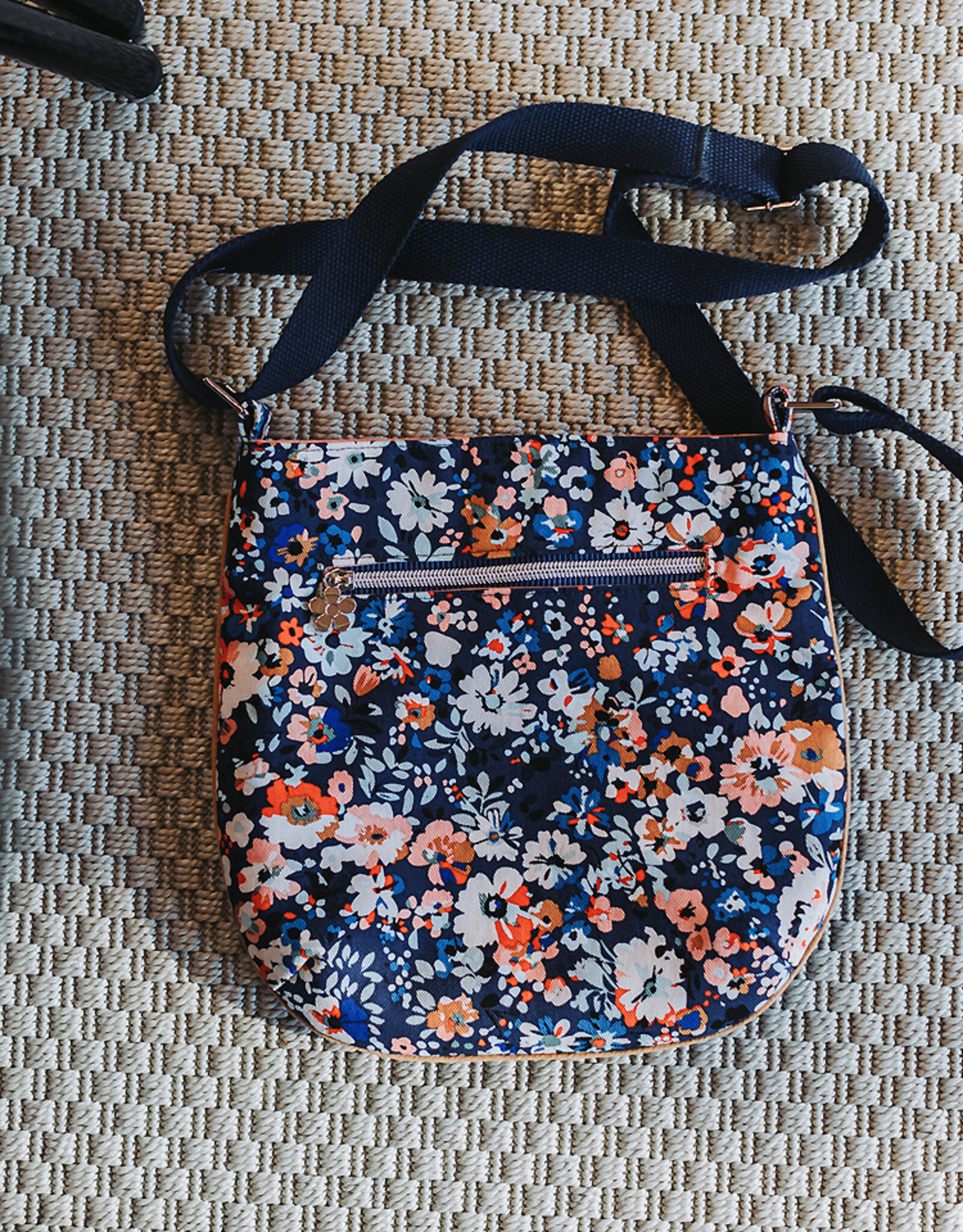 See You at Six Canvas Gabardine - Flower Joy