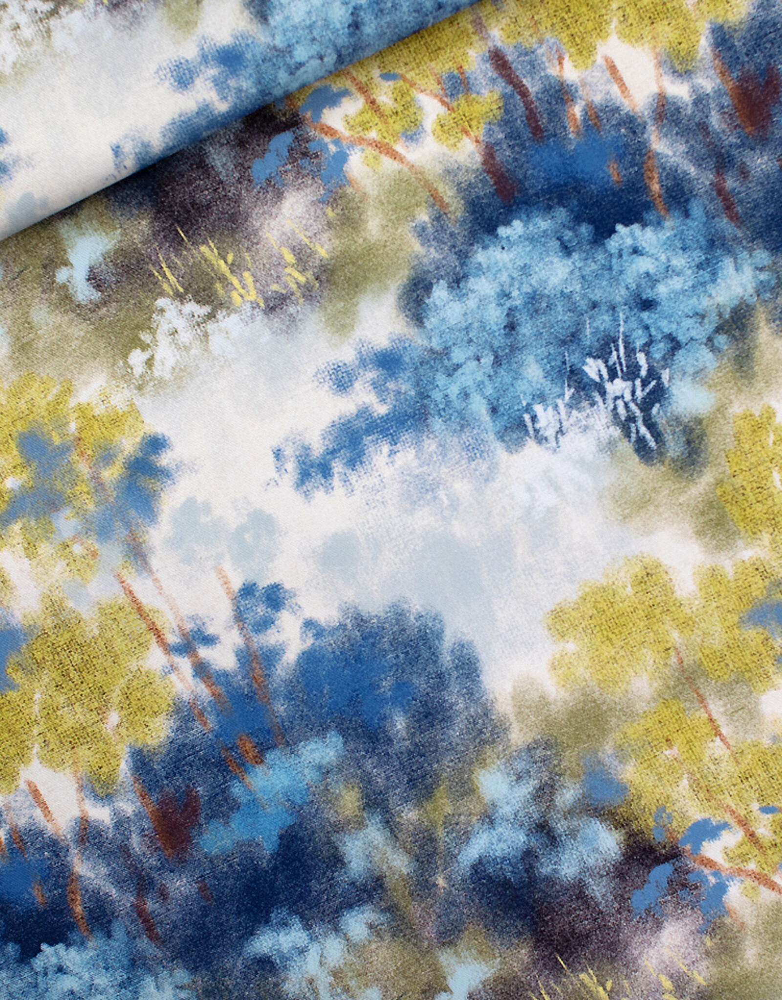 See You at Six Canvas Gabardine - Dreamy Forest