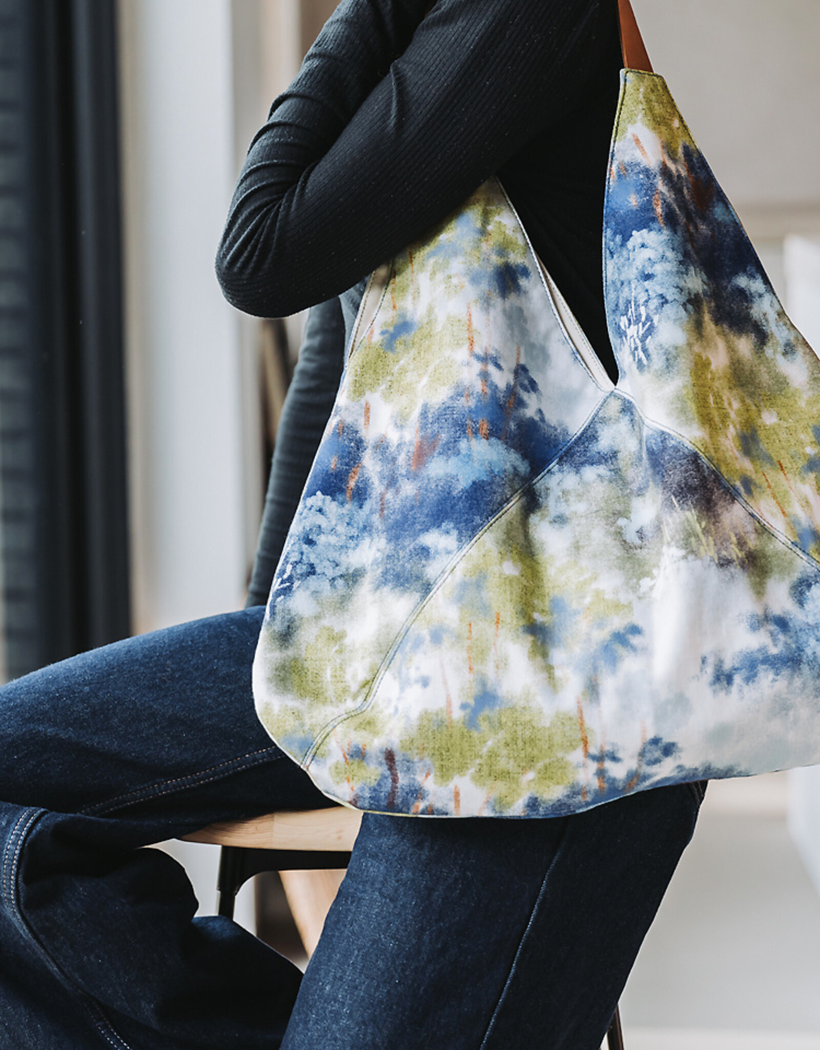 See You at Six Canvas Gabardine - Dreamy Forest