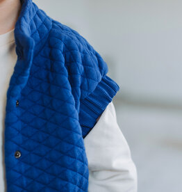 See You at Six Matelassé Piqué Tricot - Surf The Web - Blauw